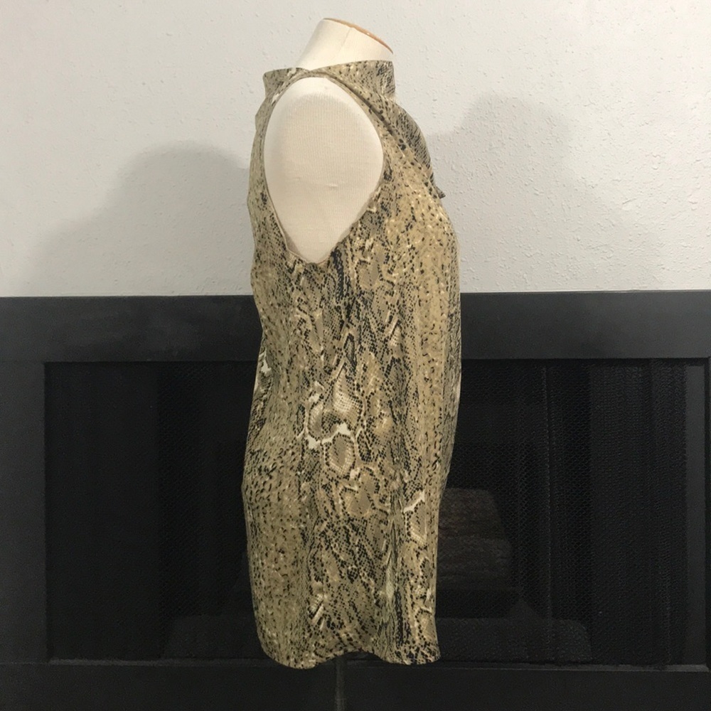 Vince Camuto Python Print Asymmetrical Blouse - image 3